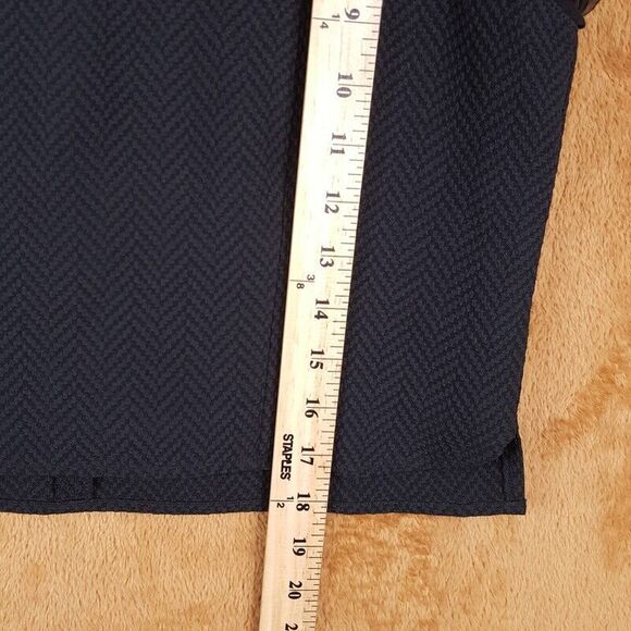 GREYLIN Top Womens XS Black Sheer Illusion Sleeve Crop Keyhole Neck Blouse - Picture 8 of 9